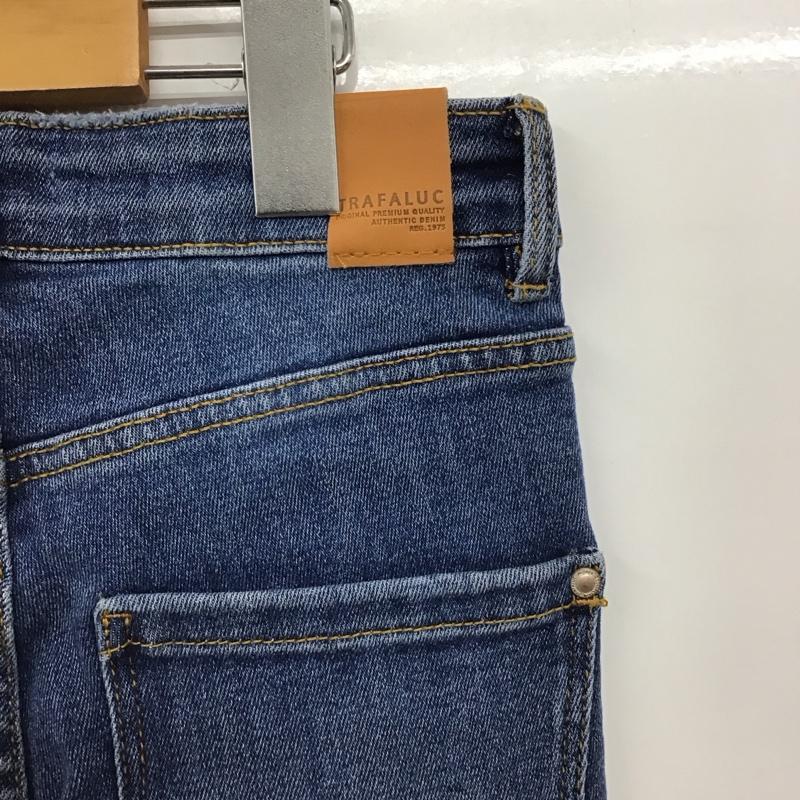 ザラ ZARA パンツ デニム、ジーンズ デニムパンツ スリムパンツ カジュアルパンツ ストレッチパンツ 34 無地 インディゴ / インディゴ / Indigo レディース USED 古着 中古 10153856