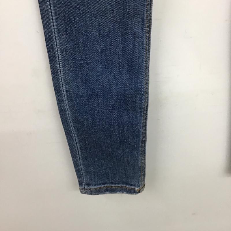 ザラ ZARA パンツ デニム、ジーンズ デニムパンツ スリムパンツ カジュアルパンツ ストレッチパンツ 34 無地 インディゴ / インディゴ / Indigo レディース USED 古着 中古 10153856