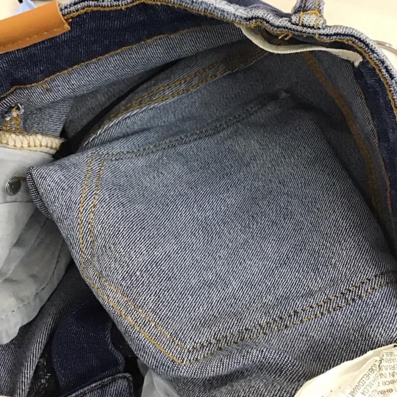 ザラ ZARA パンツ デニム、ジーンズ デニムパンツ スリムパンツ カジュアルパンツ ストレッチパンツ 34 無地 インディゴ / インディゴ / Indigo レディース USED 古着 中古 10153856