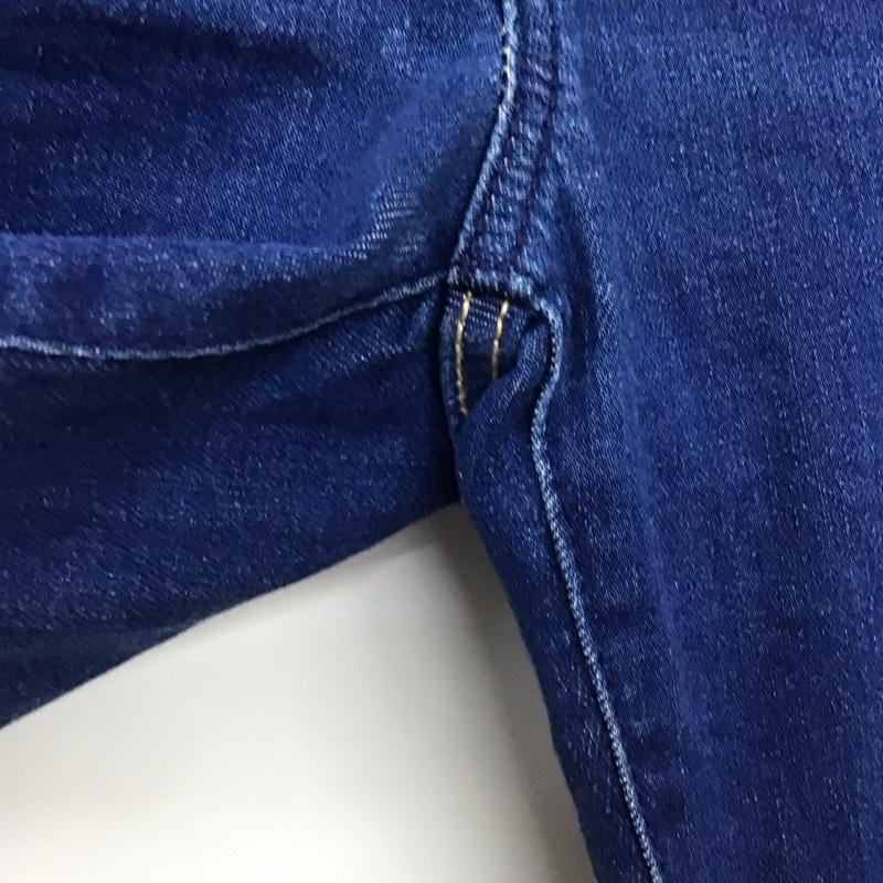 ザラ ZARA パンツ デニム、ジーンズ デニムパンツ スリムパンツ カジュアルパンツ ストレッチパンツ 34 ダメージ加工 インディゴ / インディゴ / Indigo レディース USED 古着 中古 10153861