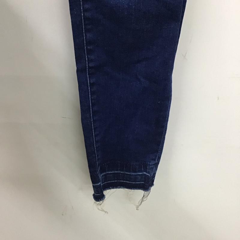 ザラ ZARA パンツ デニム、ジーンズ デニムパンツ スリムパンツ カジュアルパンツ ストレッチパンツ 34 ダメージ加工 インディゴ / インディゴ / Indigo レディース USED 古着 中古 10153861