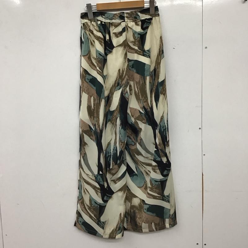 ルコリ le colis パンツ ワークパンツ、ペインターパンツ ワイドパンツ カジュアルパンツ ワークパンツ プリント マルチカラー / マルチカラー / multicolor レディース USED 古着 中古 10153864