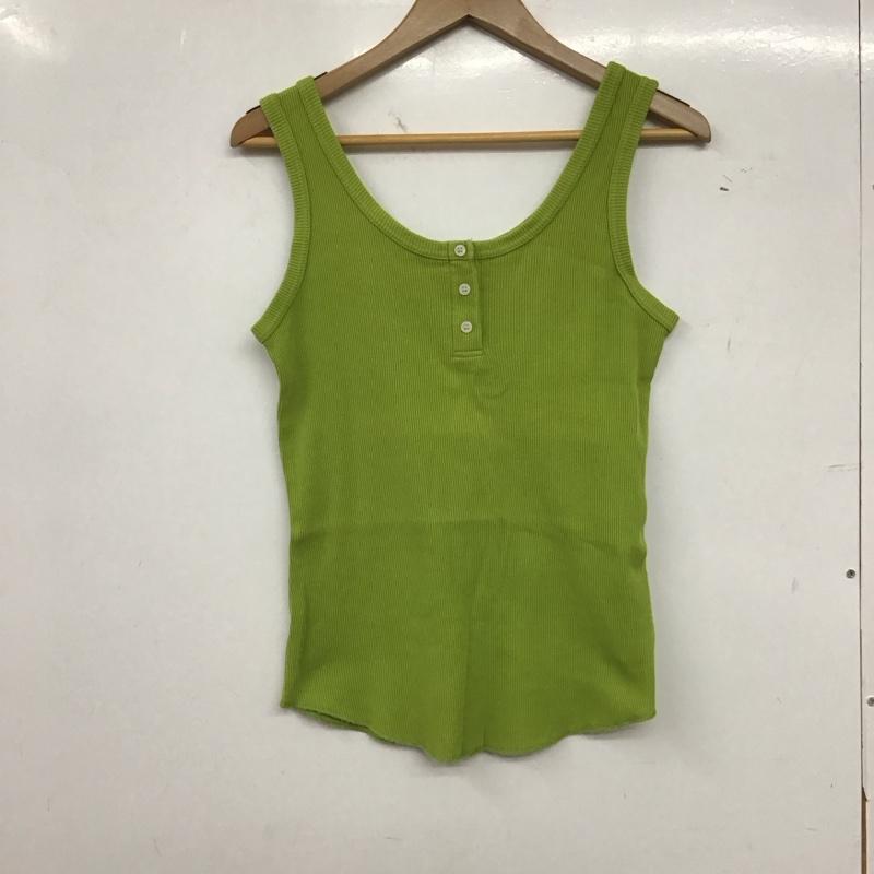 レイビームス Ray BEAMS タンクトップ タンクトップ タンクトップ 無地 黄緑 / イエローグリーン / レディース USED 古着 中古 10153867