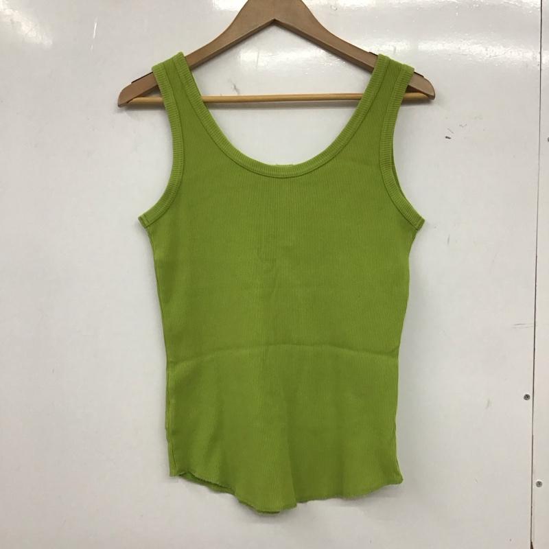 レイビームス Ray BEAMS タンクトップ タンクトップ タンクトップ 無地 黄緑 / イエローグリーン / レディース USED 古着 中古 10153867