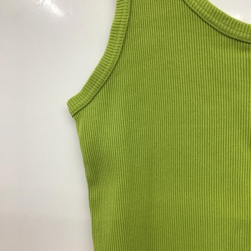 レイビームス Ray BEAMS タンクトップ タンクトップ タンクトップ 無地 黄緑 / イエローグリーン / レディース USED 古着 中古 10153867