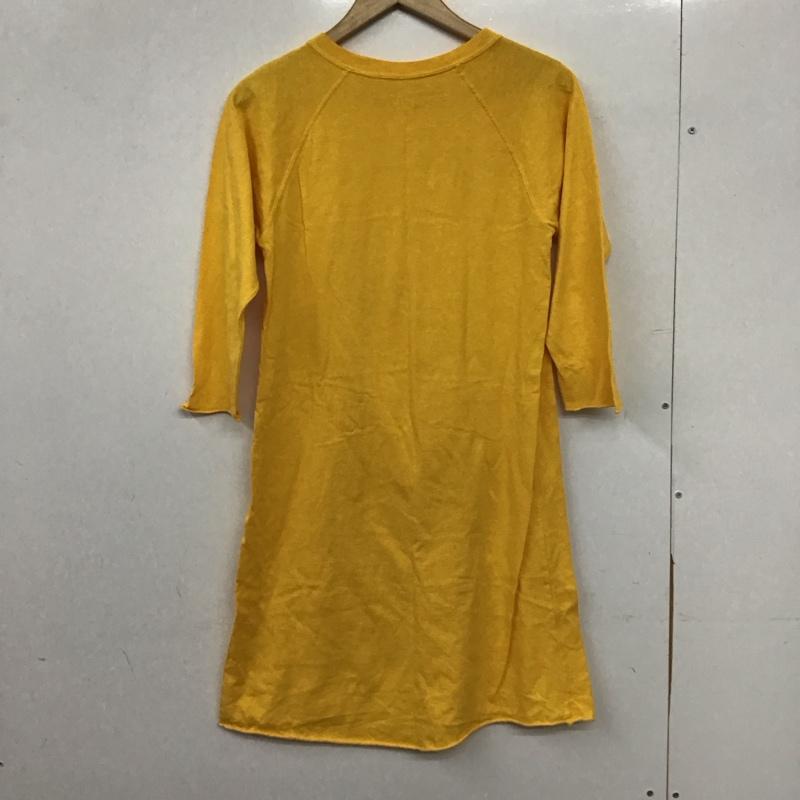 グッドオン Good On ワンピース ロングスカート 長袖ロングワンピース S 無地 黄 / イエロー / yellow レディース USED 古着 中古 10153868