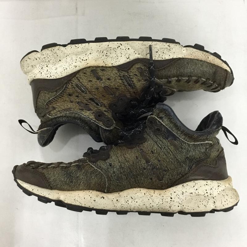 フラワーマウンテン Flower MOUNTAIN スニーカー スニーカー FM02030 US9.5 US：9.5 無地 茶 / ブラウン / brown メンズ USED 古着 中古 10153874