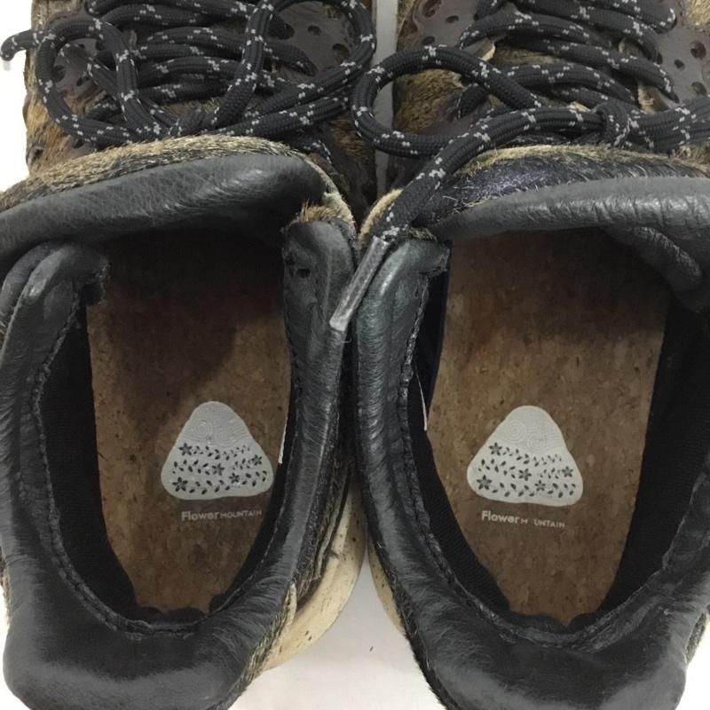 フラワーマウンテン Flower MOUNTAIN スニーカー スニーカー FM02030 US9.5 US：9.5 無地 茶 / ブラウン / brown メンズ USED 古着 中古 10153874