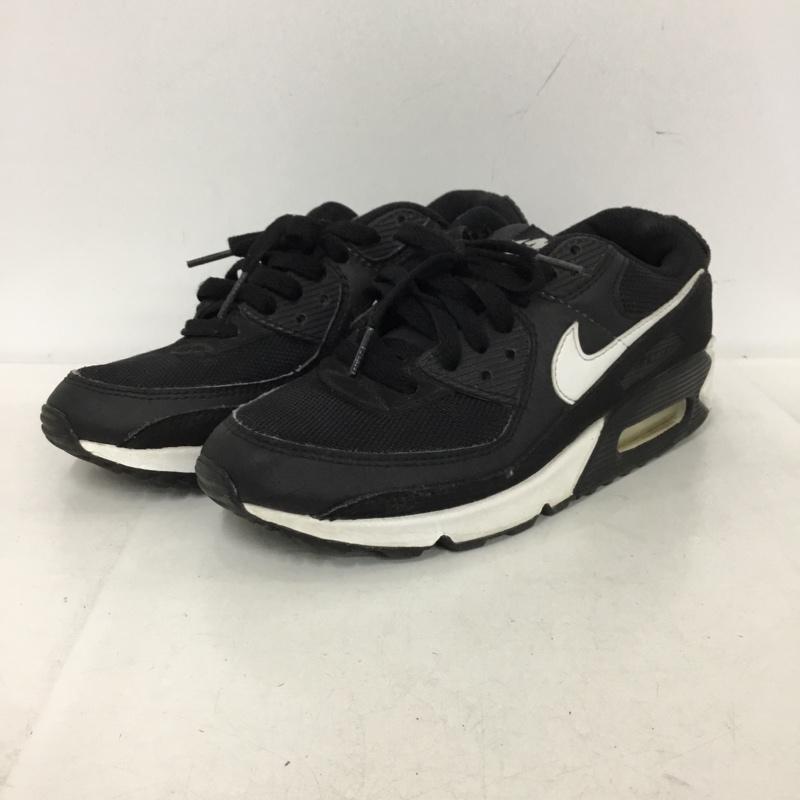 ナイキ NIKE スニーカー スニーカー CQ2560-001 WMNS AIR MAX 90 23.5cm 23.5cm ロゴ、文字 黒 / ブラック / black X 白 / ホワイト / white レディース USED 古着 中古 10153875