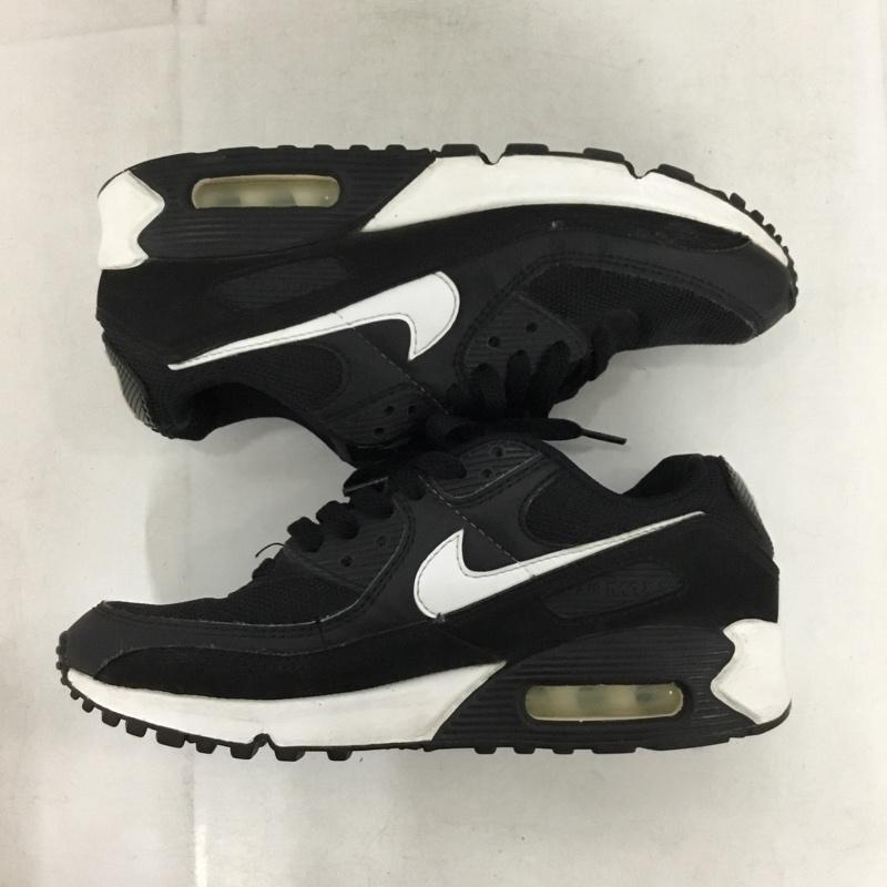 ナイキ NIKE スニーカー スニーカー CQ2560-001 WMNS AIR MAX 90 23.5cm 23.5cm ロゴ、文字 黒 / ブラック / black X 白 / ホワイト / white レディース USED 古着 中古 10153875