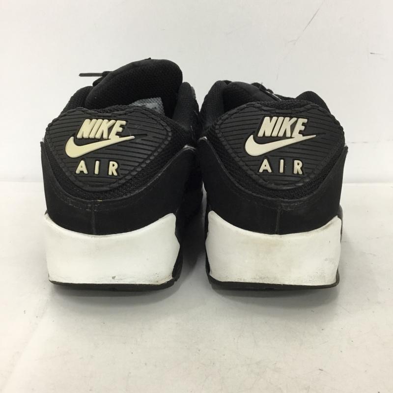 ナイキ NIKE スニーカー スニーカー CQ2560-001 WMNS AIR MAX 90 23.5cm 23.5cm ロゴ、文字 黒 / ブラック / black X 白 / ホワイト / white レディース USED 古着 中古 10153875