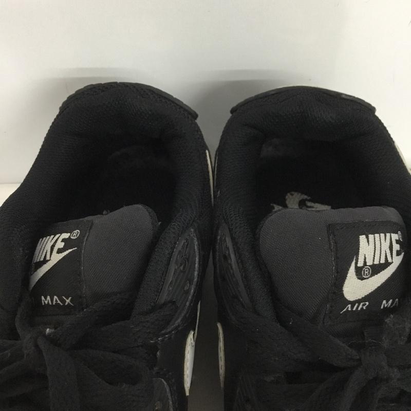 ナイキ NIKE スニーカー スニーカー CQ2560-001 WMNS AIR MAX 90 23.5cm 23.5cm ロゴ、文字 黒 / ブラック / black X 白 / ホワイト / white レディース USED 古着 中古 10153875