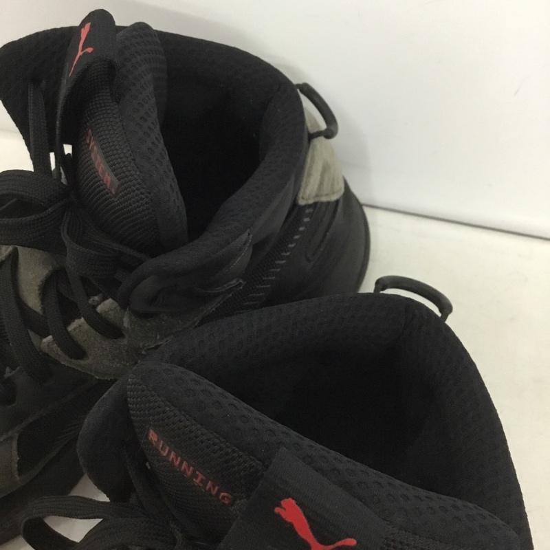 プーマ PUMA スニーカー スニーカー 369820-02 RS-X MIDTOP BINARY CODE 29cm 29.0cm ロゴ、文字 黒 / ブラック / black メンズ USED 古着 中古 10153877