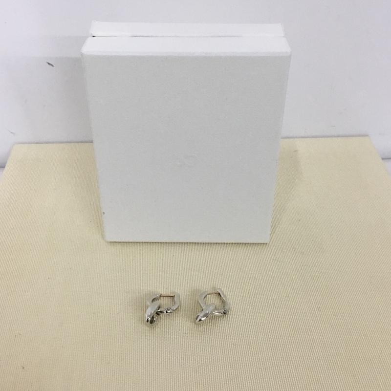 ヒアーズ h eres アクセサリー ピアス CO PIERCE 両耳 箱有 無地 銀 / シルバー / silver color レディース USED 古着 中古 10153881