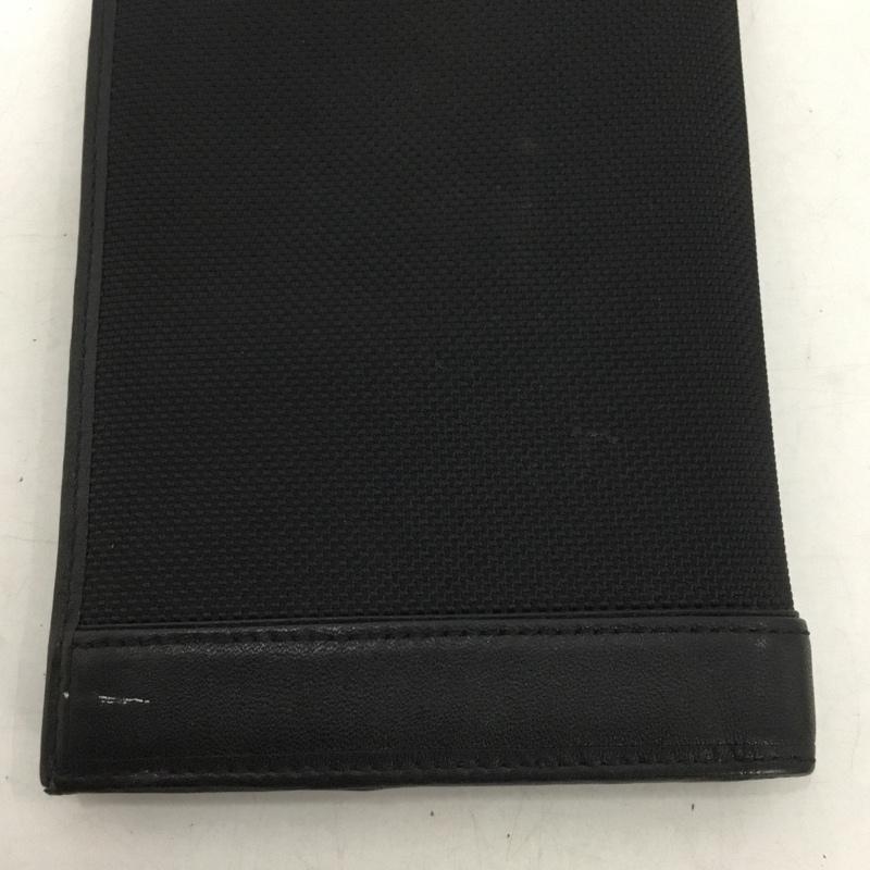 トゥミ TUMI 財布 二つ折り カードケース パスケース マルチケース ロゴ、文字 黒 / ブラック / black メンズ USED 古着 中古 10153884