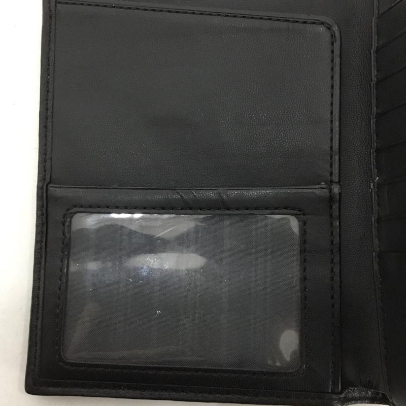 トゥミ TUMI 財布 二つ折り カードケース パスケース マルチケース ロゴ、文字 黒 / ブラック / black メンズ USED 古着 中古 10153884