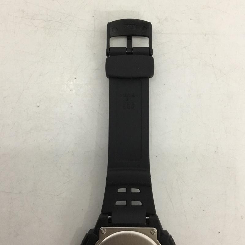 カシオ CASIO 腕時計 アナログ（クォーツ式） AQ-S800W タフソーラー 10気圧防水 ロゴ、文字 黒 / ブラック / black メンズ USED 古着 中古 10153887