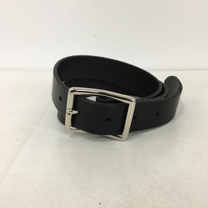 カイコー KAIKO ベルト・バックル ベルト レザー 28 無地 黒 / ブラック / black メンズ USED 古着 中古 10153889