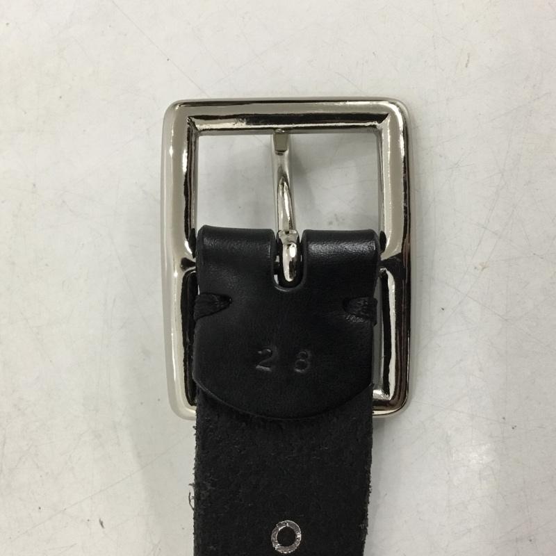 カイコー KAIKO ベルト・バックル ベルト レザー 28 無地 黒 / ブラック / black メンズ USED 古着 中古 10153889