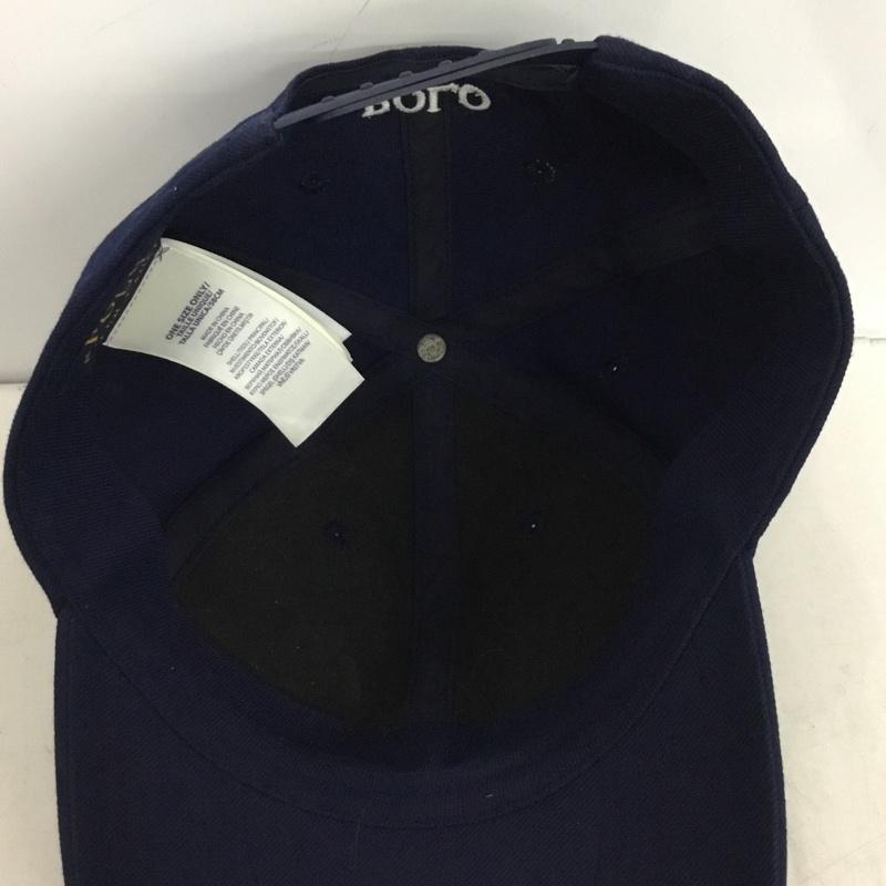 ポロラルフローレン POLO RALPH LAUREN 帽子 キャップ ロゴ、文字 紺 / ネイビー / navy メンズ USED 古着 中古 10153894