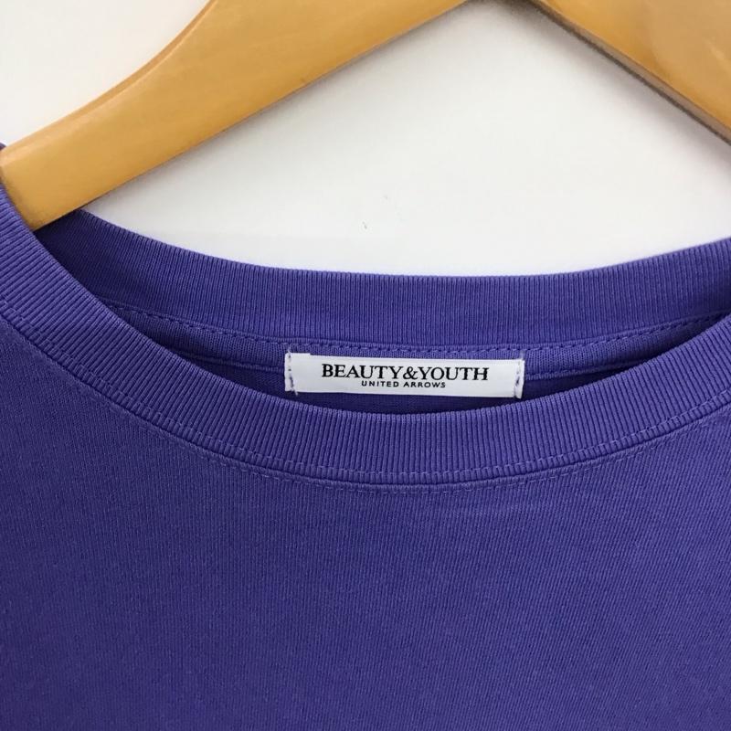 ビューティアンドユースユナイテッドアローズ BEAUTY&YOUTH UNITED ARROWS カットソー 長袖 無地 紫 / パープル / purple レディース USED 古着 中古 10153896