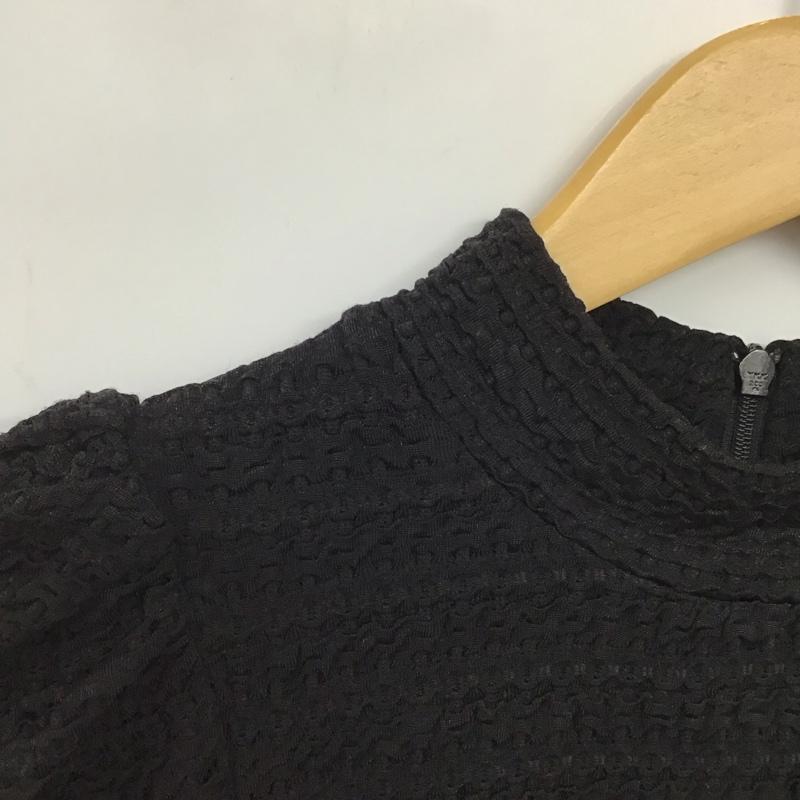 スライ SLY カットソー 半袖 030gsz80-2640 SHIRRING PUFF トップス FREE 無地 黒 / ブラック / black レディース USED 古着 中古 10153898