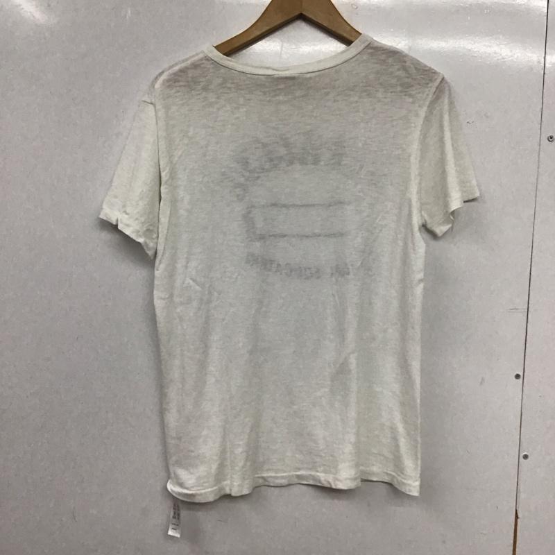 チャンピオン Campion Tシャツ 半袖 M ロゴ、文字 白 / ホワイト / white メンズ USED 古着 中古 10153899