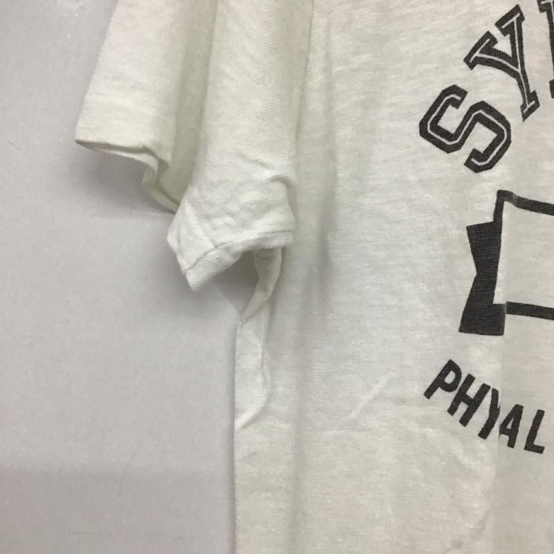 チャンピオン Campion Tシャツ 半袖 M ロゴ、文字 白 / ホワイト / white メンズ USED 古着 中古 10153899