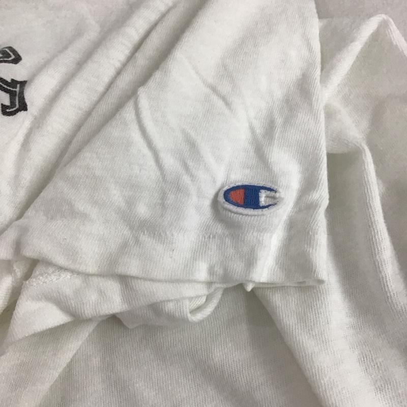 チャンピオン Campion Tシャツ 半袖 M ロゴ、文字 白 / ホワイト / white メンズ USED 古着 中古 10153899
