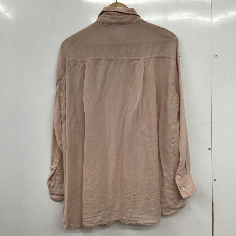 ジーナシス JEANASIS シャツ、ブラウス 長袖 M 無地 桃 / ピンク / pink レディース USED 古着 中古 10153901