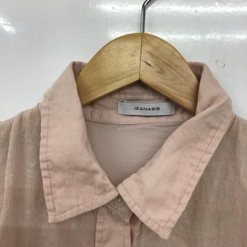 ジーナシス JEANASIS シャツ、ブラウス 長袖 M 無地 桃 / ピンク / pink レディース USED 古着 中古 10153901