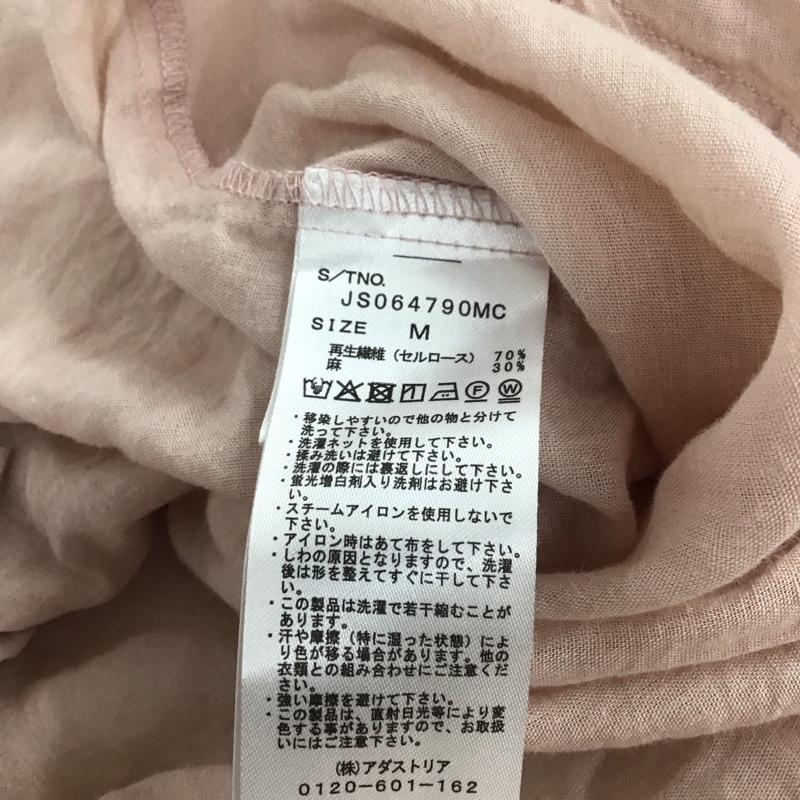 ジーナシス JEANASIS シャツ、ブラウス 長袖 M 無地 桃 / ピンク / pink レディース USED 古着 中古 10153901