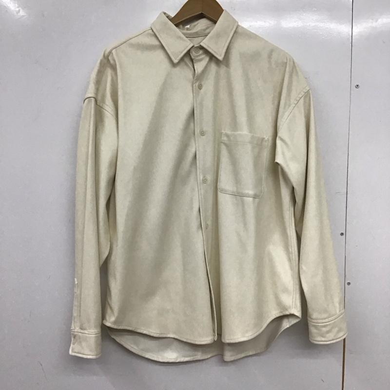 アズールバイマウジー AZUL BY MOUSSY ジャケット、上着 ジャケット、ブレザー 251FST30-043C FAUX LEATHER SHIRT JACKET M 無地 白 / ホワイト / white メンズ USED 古着 中古 10153904