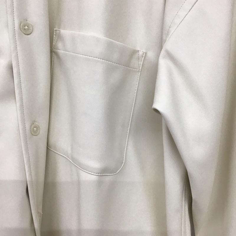 アズールバイマウジー AZUL BY MOUSSY ジャケット、上着 ジャケット、ブレザー 251FST30-043C FAUX LEATHER SHIRT JACKET M 無地 白 / ホワイト / white メンズ USED 古着 中古 10153904