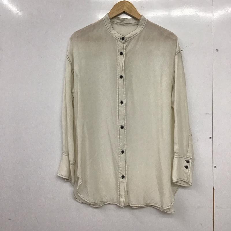 ジーナシス JEANASIS シャツ、ブラウス 長袖 FREE 無地 白 / ホワイト / white レディース USED 古着 中古 10153906