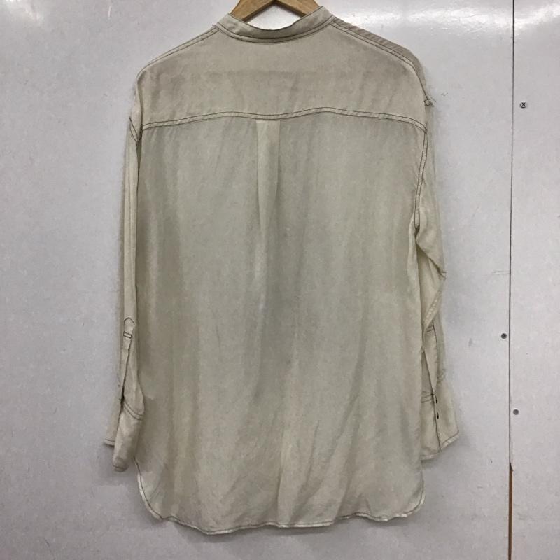 ジーナシス JEANASIS シャツ、ブラウス 長袖 FREE 無地 白 / ホワイト / white レディース USED 古着 中古 10153906