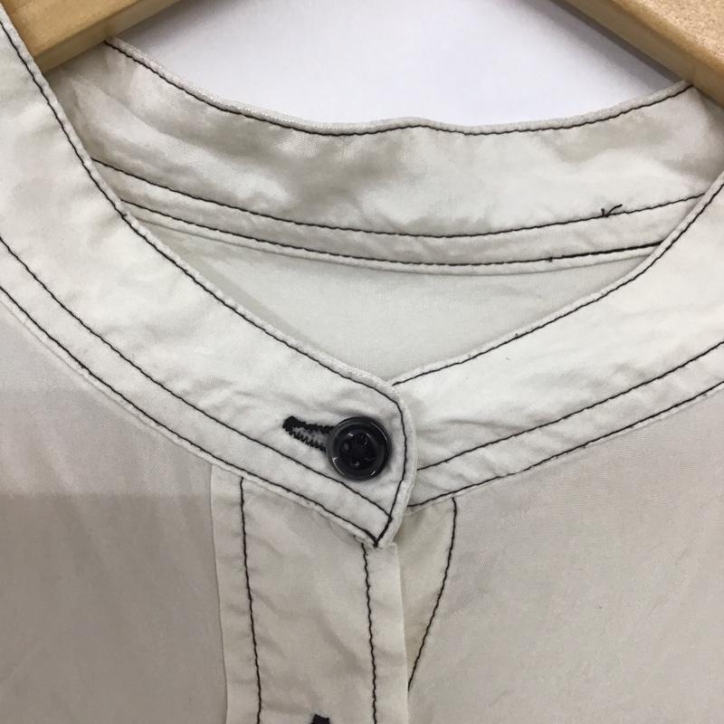 ジーナシス JEANASIS シャツ、ブラウス 長袖 FREE 無地 白 / ホワイト / white レディース USED 古着 中古 10153906