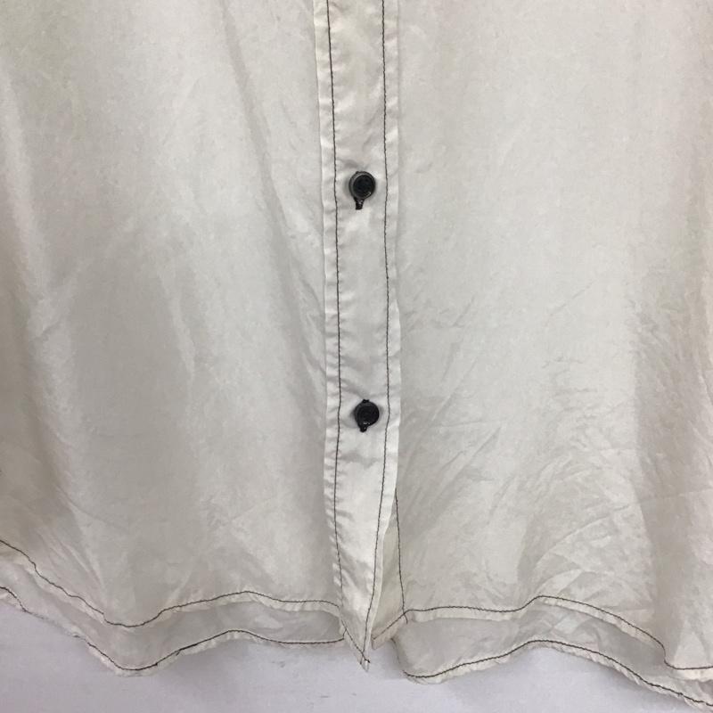 ジーナシス JEANASIS シャツ、ブラウス 長袖 FREE 無地 白 / ホワイト / white レディース USED 古着 中古 10153906