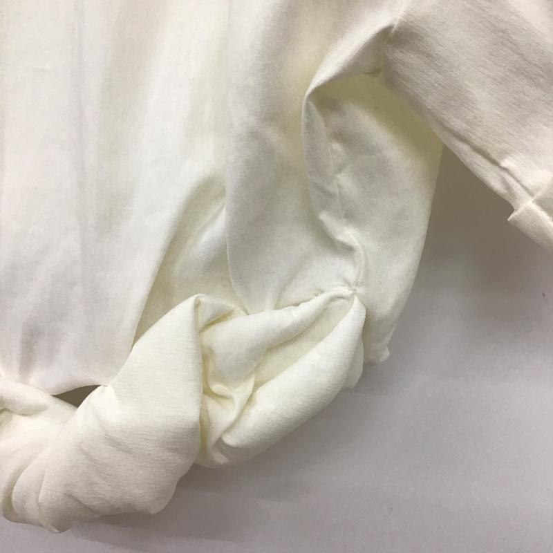 ザラ ZARA カットソー 半袖 タグ付 M 無地 白 / ホワイト / white レディース USED 古着 中古 10153908