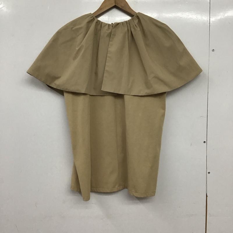 ミラオーウェン Mila Owen カットソー 半袖 09WCT252051 アシメカラー布帛ドッキングカット 1 無地 ベージュ / ベージュ / beige レディース USED 古着 中古 10153909