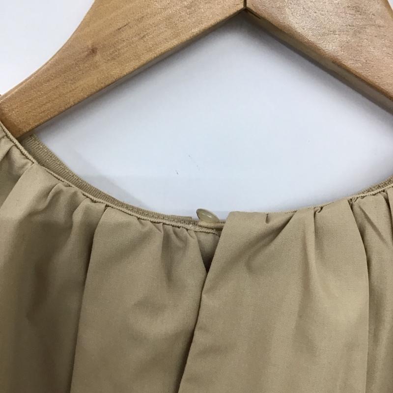 ミラオーウェン Mila Owen カットソー 半袖 09WCT252051 アシメカラー布帛ドッキングカット 1 無地 ベージュ / ベージュ / beige レディース USED 古着 中古 10153909