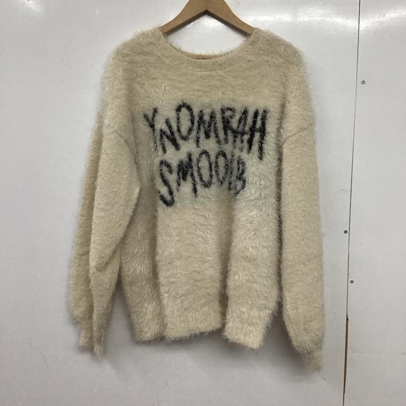 ディスコート Discoat ニット、セーター 長袖 FREE 無地 X ロゴ、文字 ベージュ / ベージュ / beige レディース USED 古着 中古 10153910