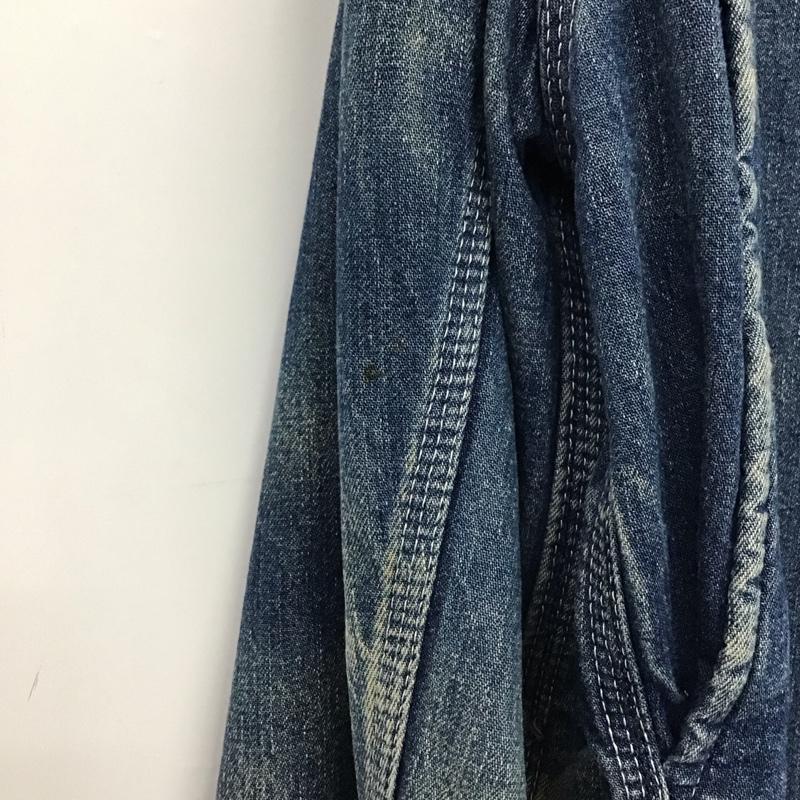 カーハート Carhartt ジャケット、上着 ジャケット、ブレザー デニムジャケット Gジャン アウター カジュアルジャケット ロゴ、文字 インディゴ / インディゴ / Indigo メンズ USED 古着 中古 10153911