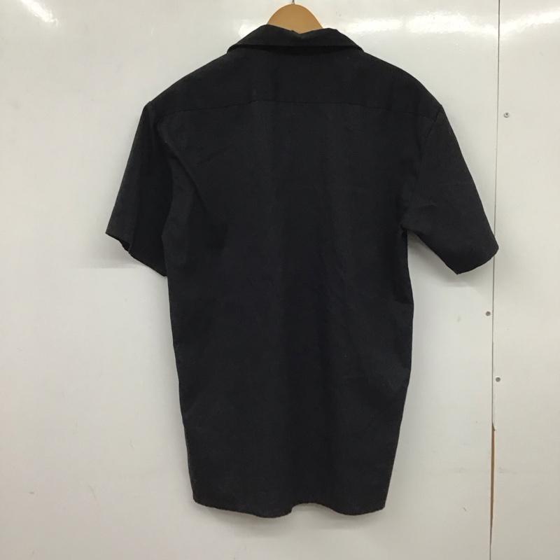 ディッキーズ Dickies シャツ、ブラウス 半袖 半袖シャツ 無地シャツ ポケットシャツ M 無地 黒 / ブラック / black メンズ USED 古着 中古 10153913