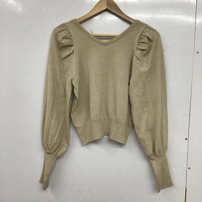 アルシーヴ archives カーディガン 長袖 M 無地 ベージュ / ベージュ / beige レディース USED 古着 中古 10153914