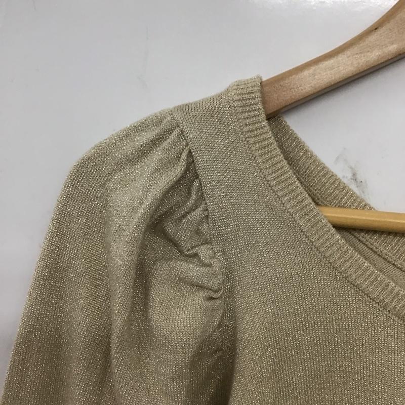 アルシーヴ archives カーディガン 長袖 M 無地 ベージュ / ベージュ / beige レディース USED 古着 中古 10153914
