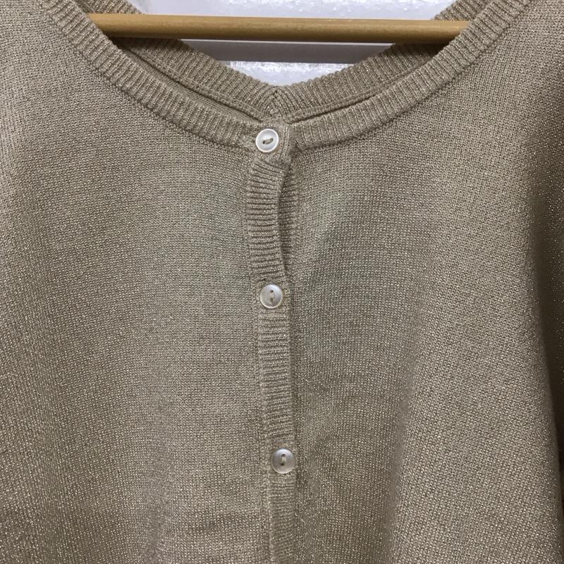 アルシーヴ archives カーディガン 長袖 M 無地 ベージュ / ベージュ / beige レディース USED 古着 中古 10153914