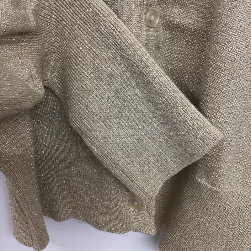 アルシーヴ archives カーディガン 長袖 M 無地 ベージュ / ベージュ / beige レディース USED 古着 中古 10153914