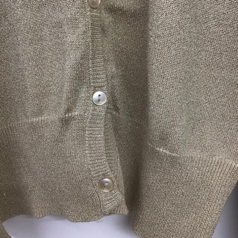 アルシーヴ archives カーディガン 長袖 M 無地 ベージュ / ベージュ / beige レディース USED 古着 中古 10153914