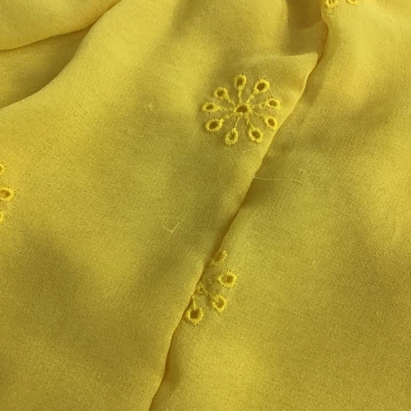 ザラ ZARA シャツ、ブラウス 七分袖 S 無地 黄 / イエロー / yellow レディース USED 古着 中古 10153915